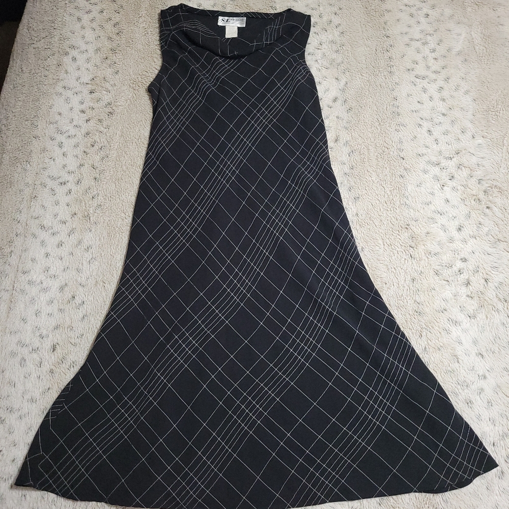 Black Plaid Women's Skirt